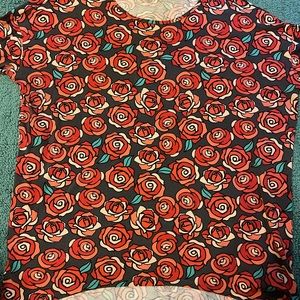 Lularoe Medium Disney roses Irma